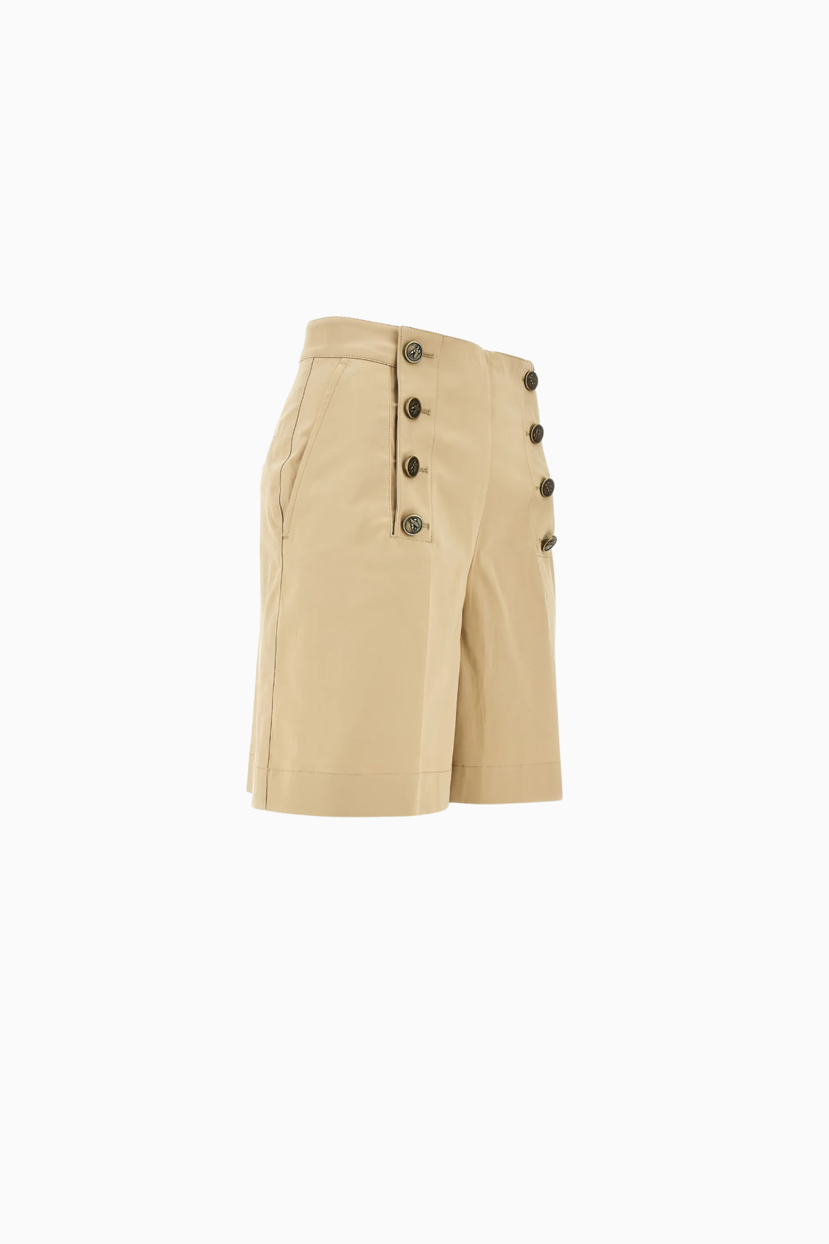 Etro Button Detail Shorts - Tan