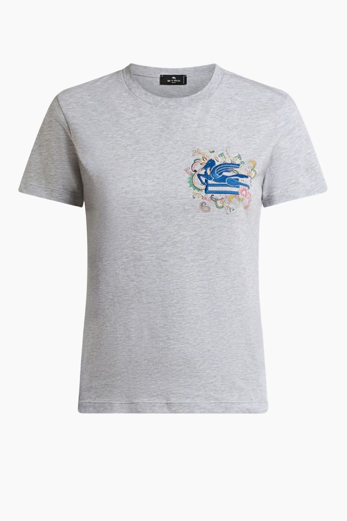 Etro Pegasus Logo T-Shirt - Grey