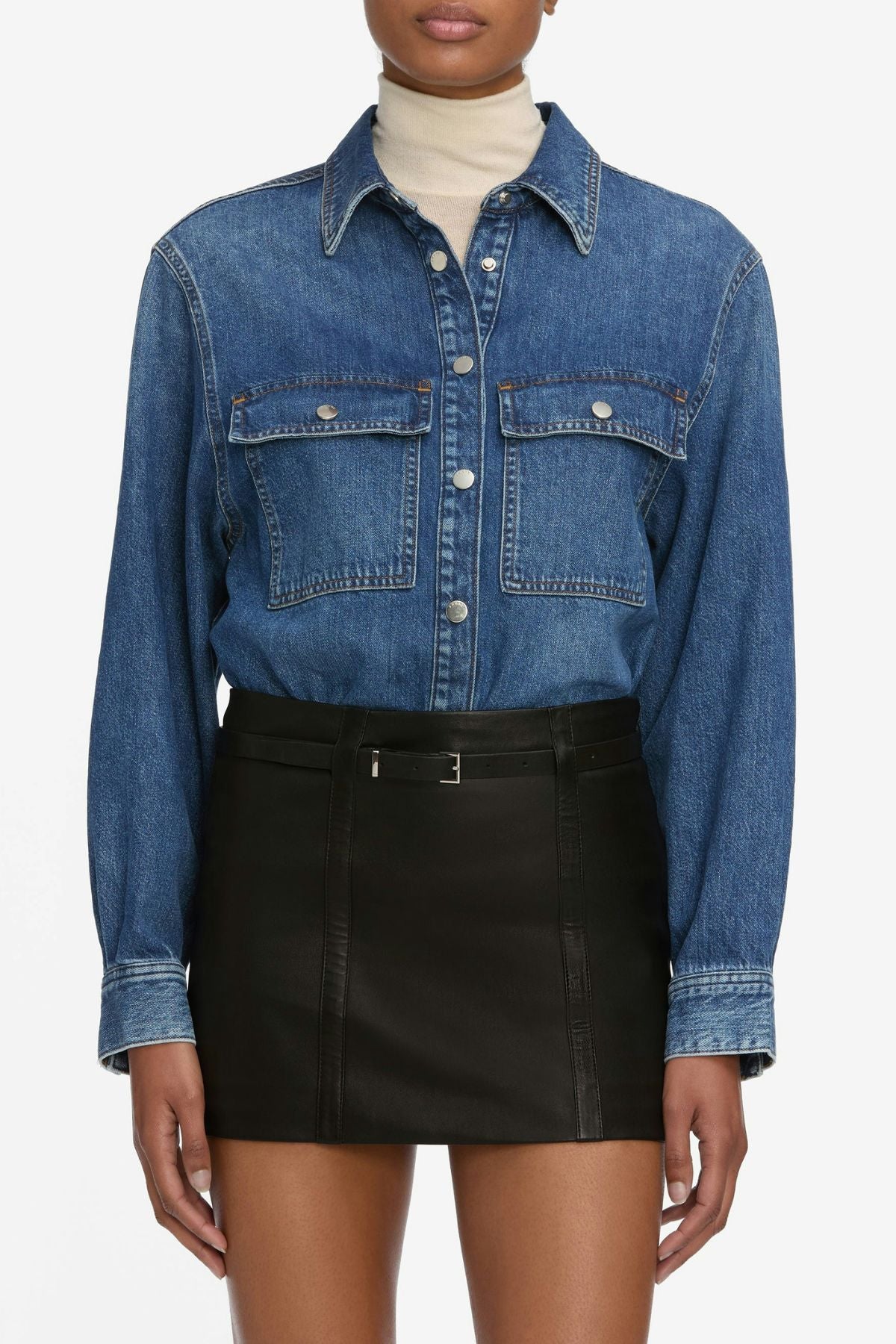 Frame Denim Hi-Low Shirt - Wander