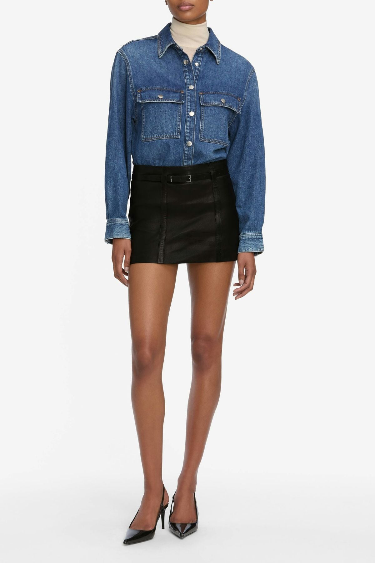 Frame Denim Hi-Low Shirt - Wander