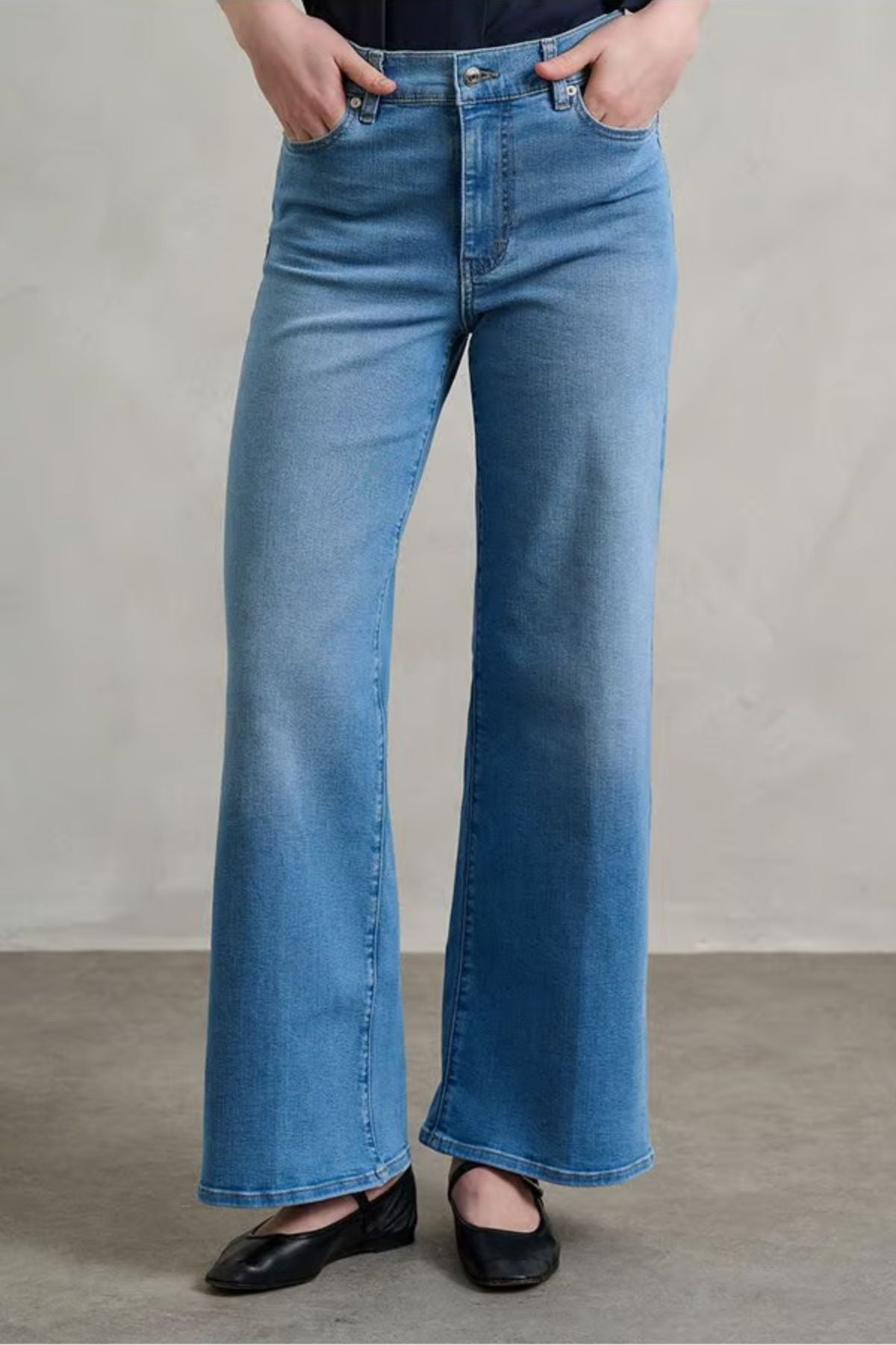 Frame Denim Le Slim Palazzo - Honeymoon