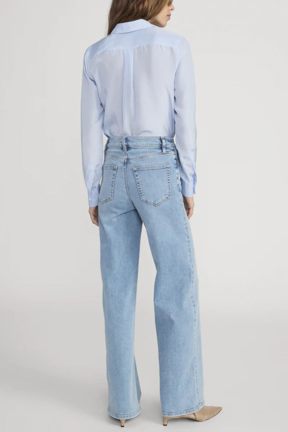 Frame Denim Le Slim Palazzo - Ripple