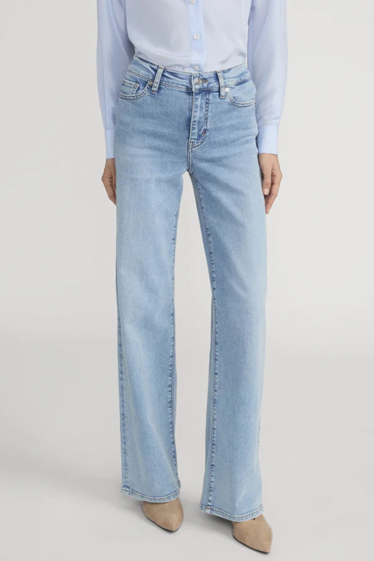 Frame Denim Le Slim Palazzo - Ripple