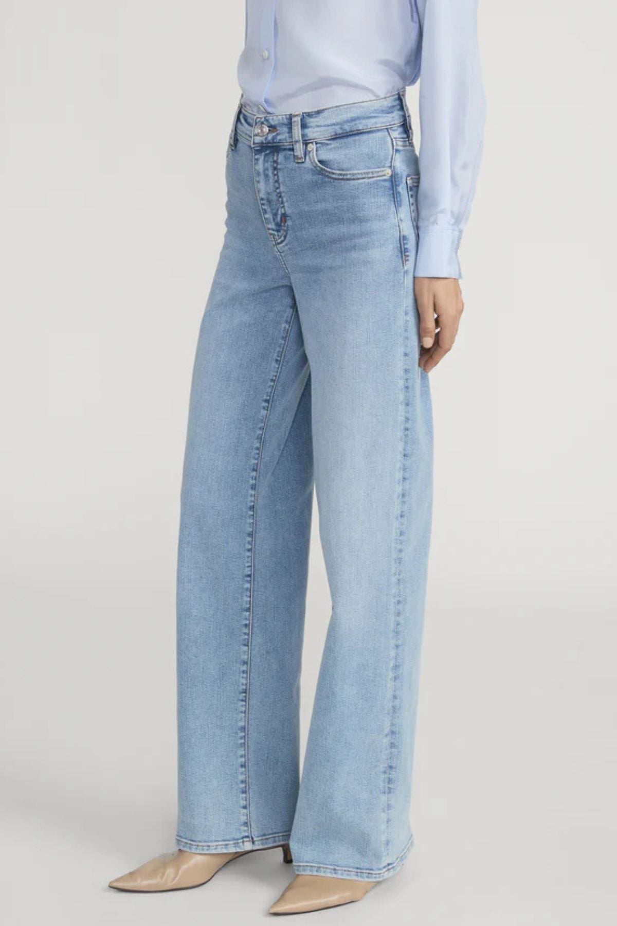 Frame Denim Le Slim Palazzo - Ripple