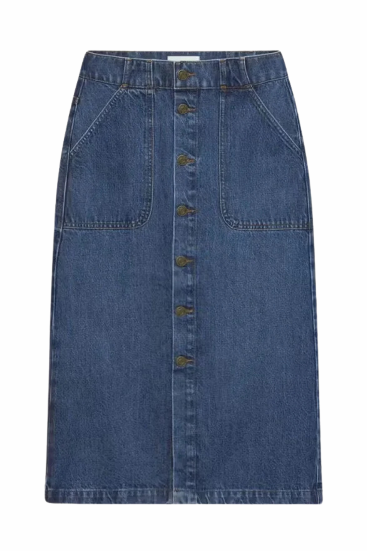 Frame Denim Modern Pocket Midi Skirt - October