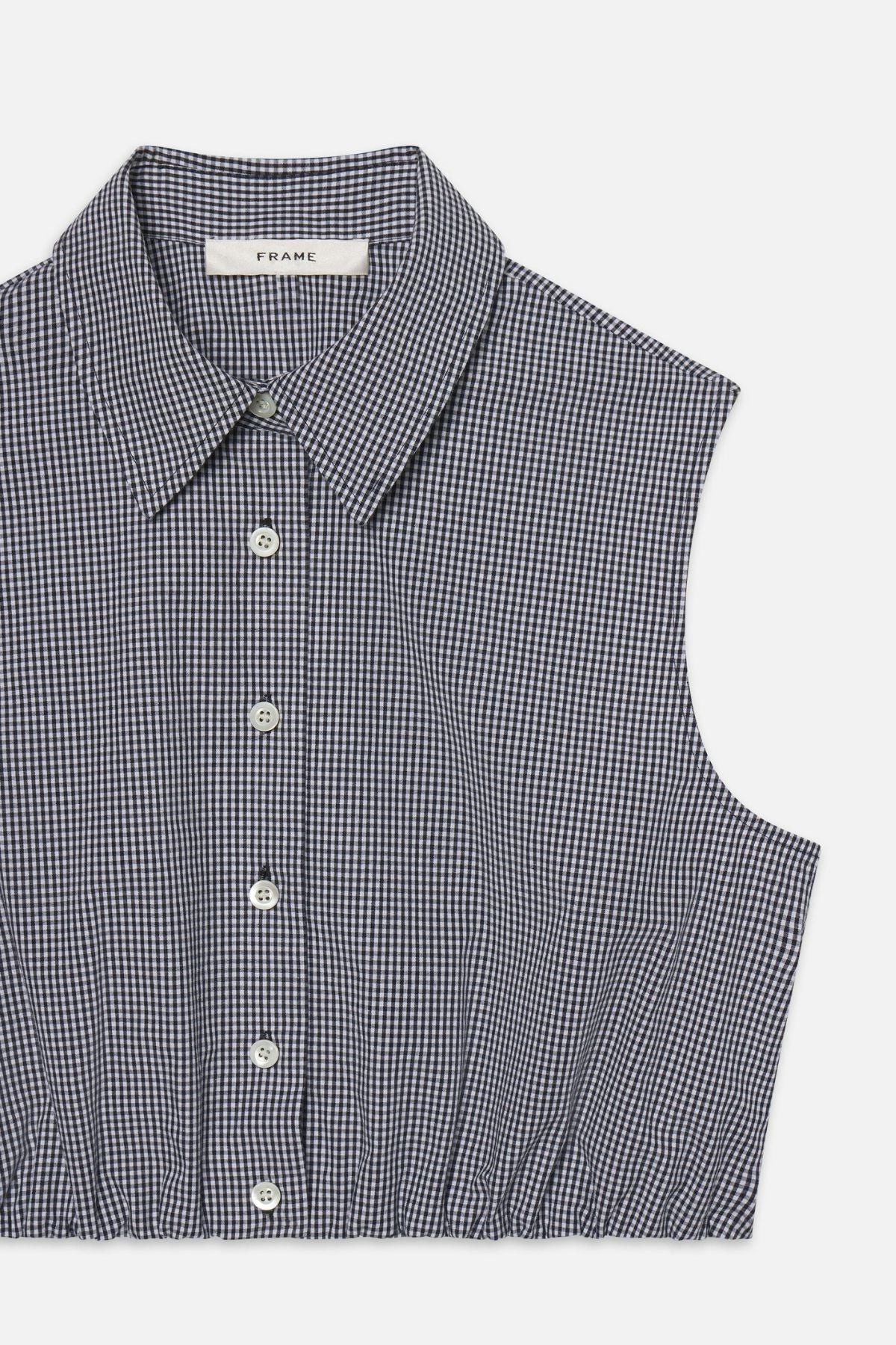 Frame Denim The Check Top - Navy Multi