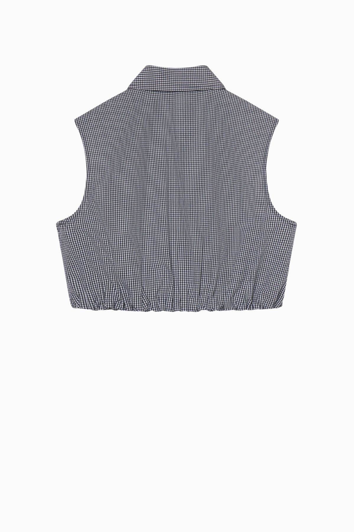 Frame Denim The Check Top - Navy Multi