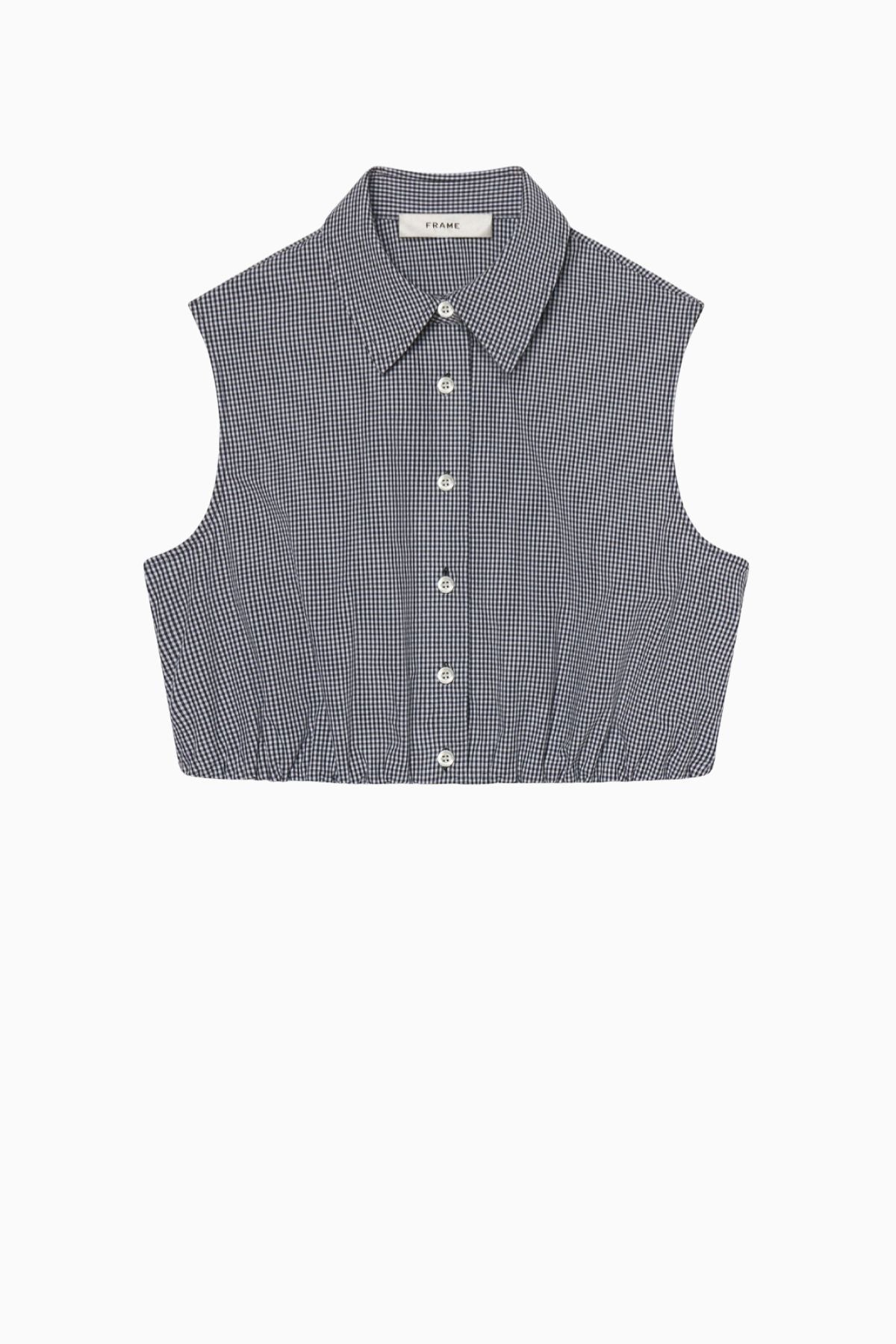 Frame Denim The Check Top - Navy Multi