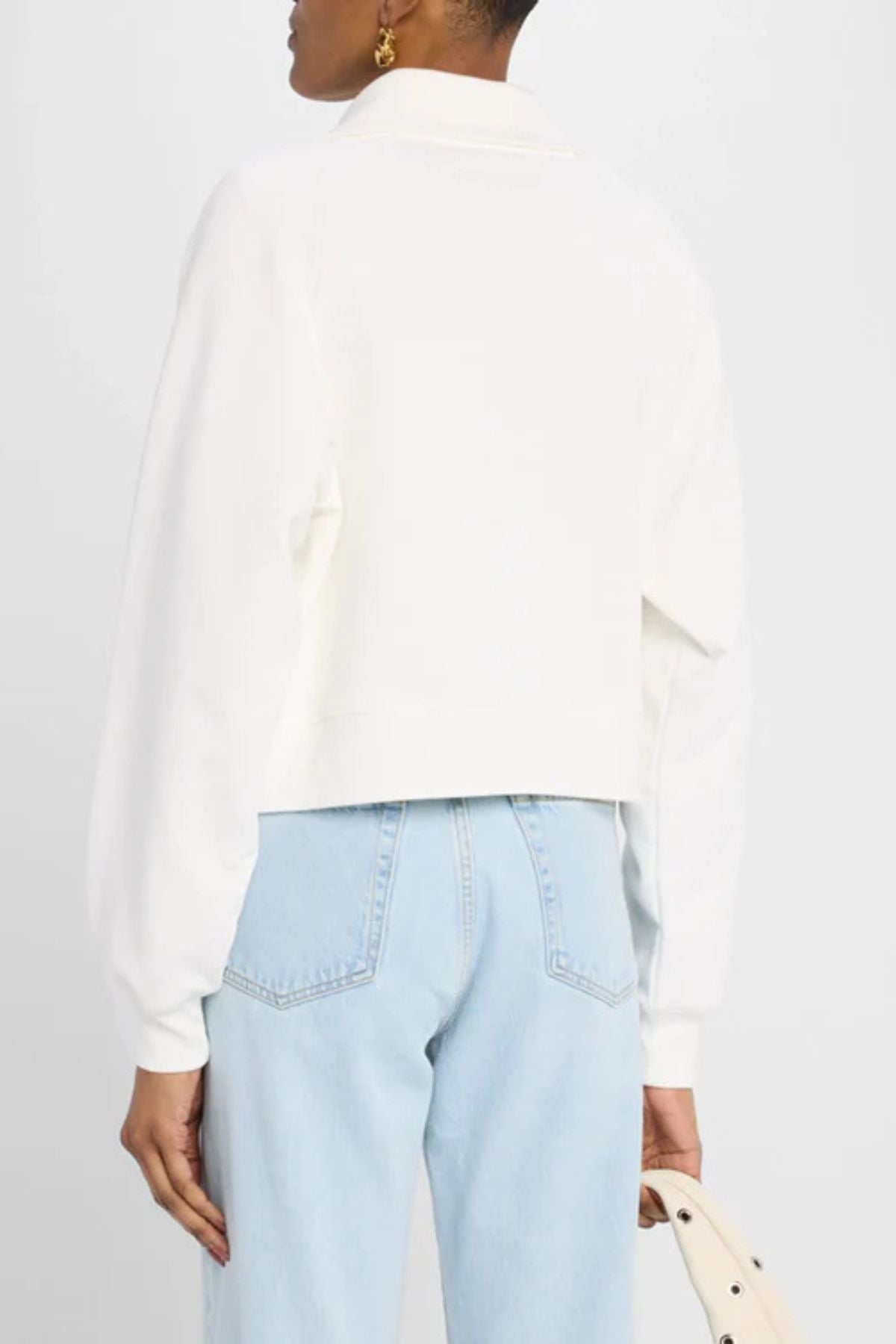 Frame Denim The Coach Sweatshirt - Cream