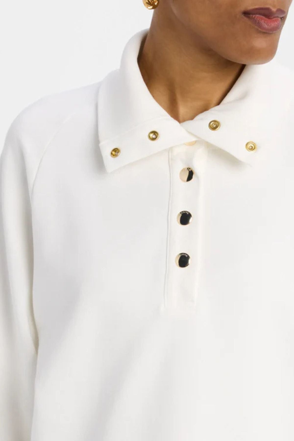 Frame Denim The Coach Sweatshirt - Cream