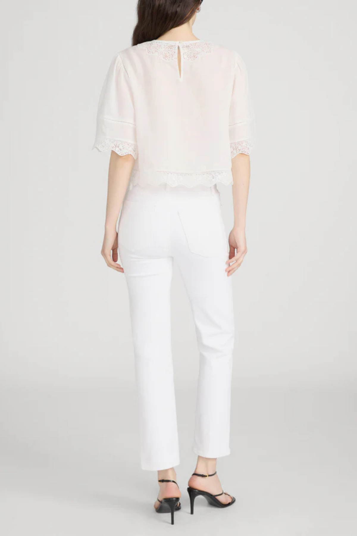 Frame Denim The Embroidered Top - White