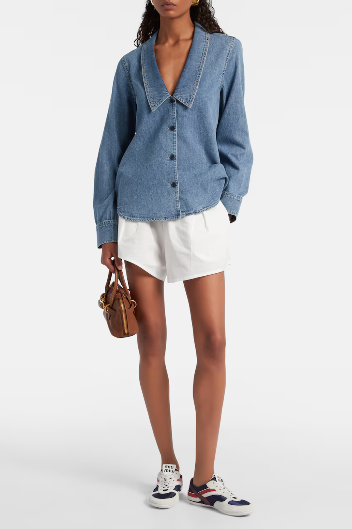 Frame Denim The Low Collar Shirt - Confessional