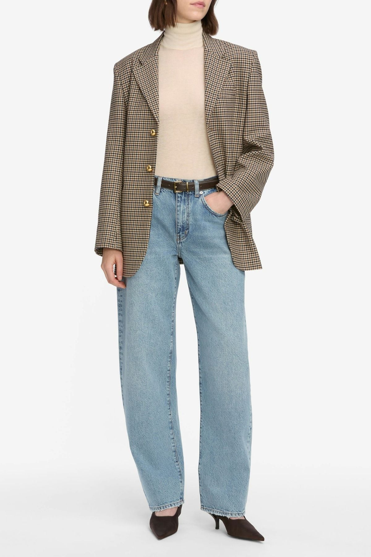 Frame Denim The Low Slung Barrel - Dollhouse