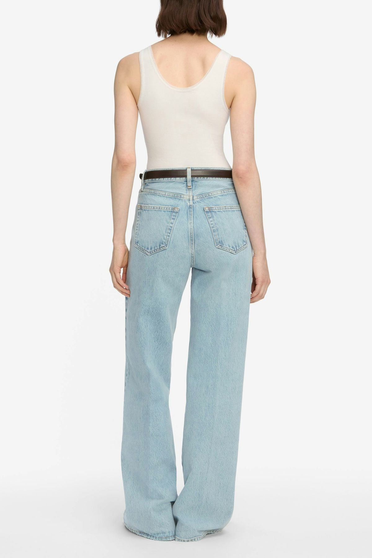 Frame Denim The Mesh Trim Tank - White