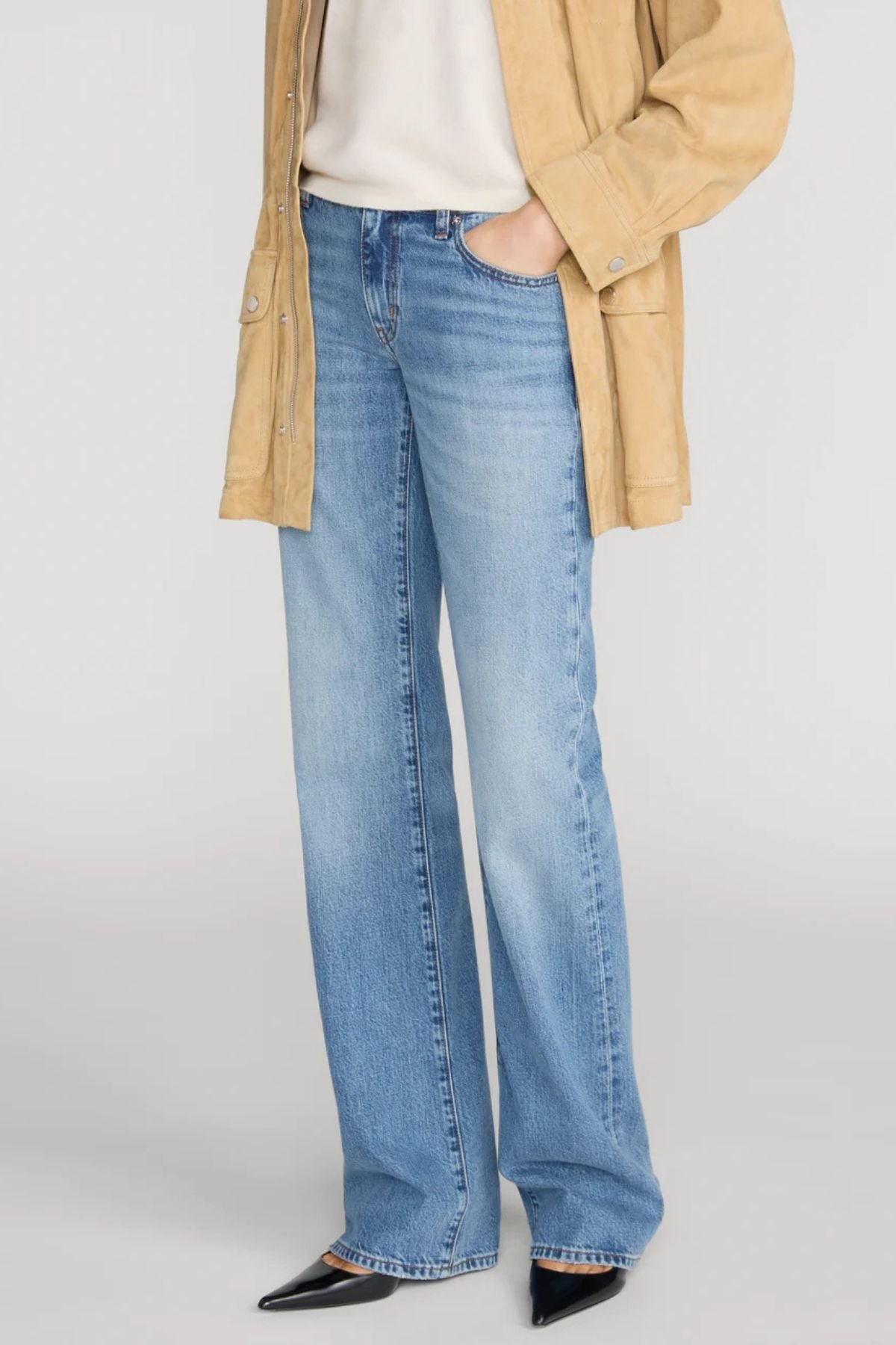 Frame Denim The Off Duty Rodeo - Flutter