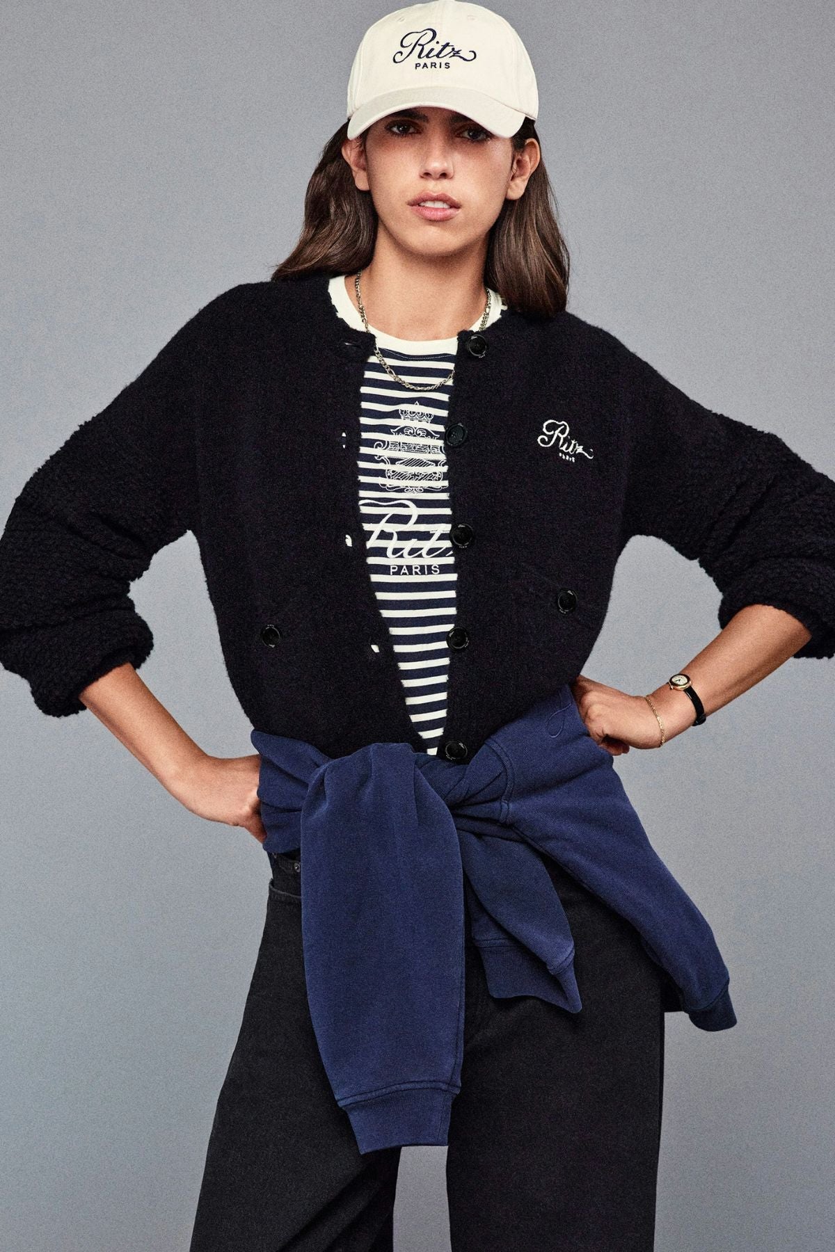 FRAME Ritz Paris Baseball Cap - White