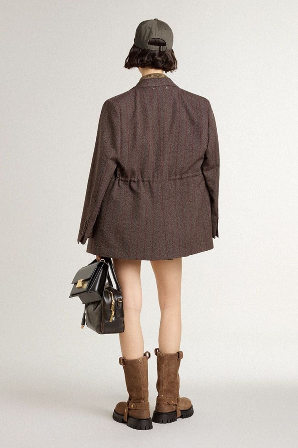 Golden Goose Distressed Venezia Bag - Black