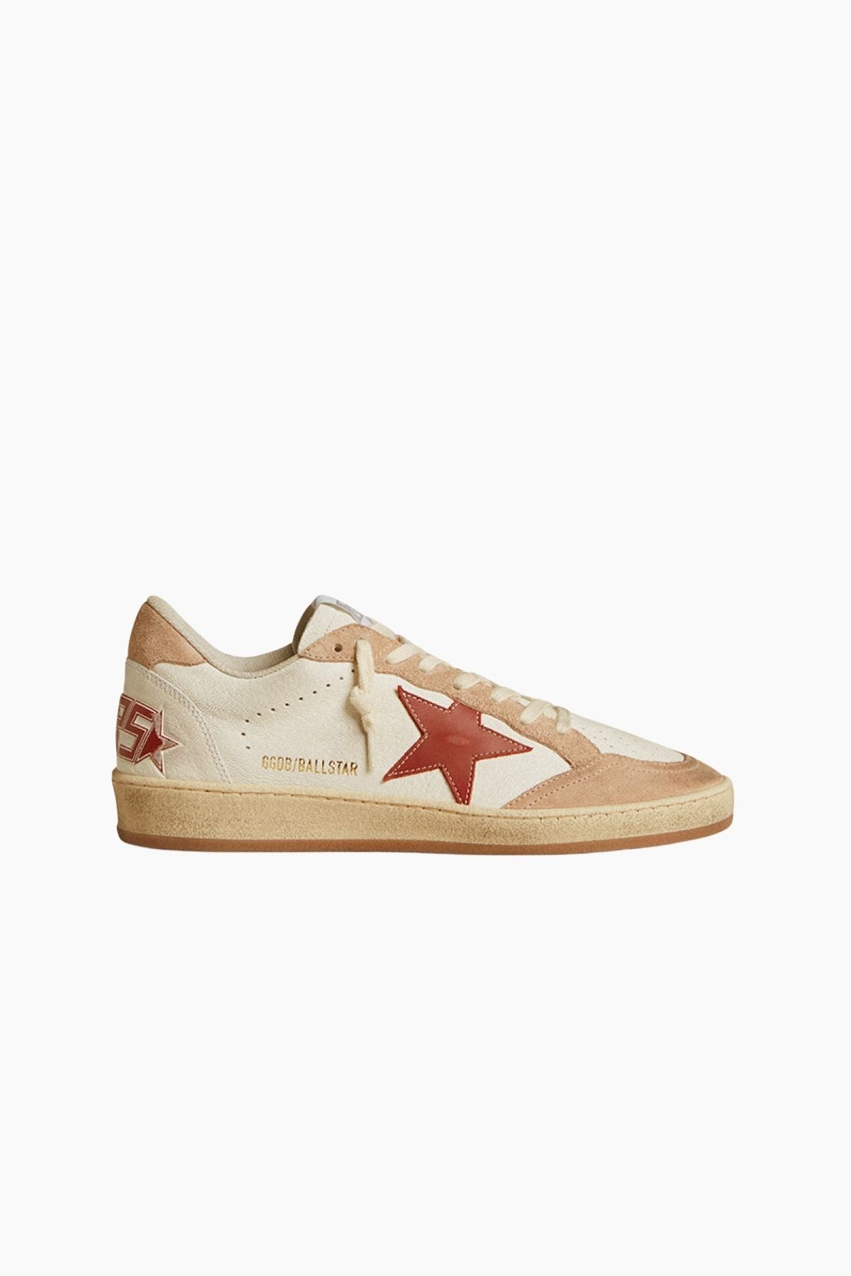Golden Goose Ball Star Sneaker White/ Red/ Pink