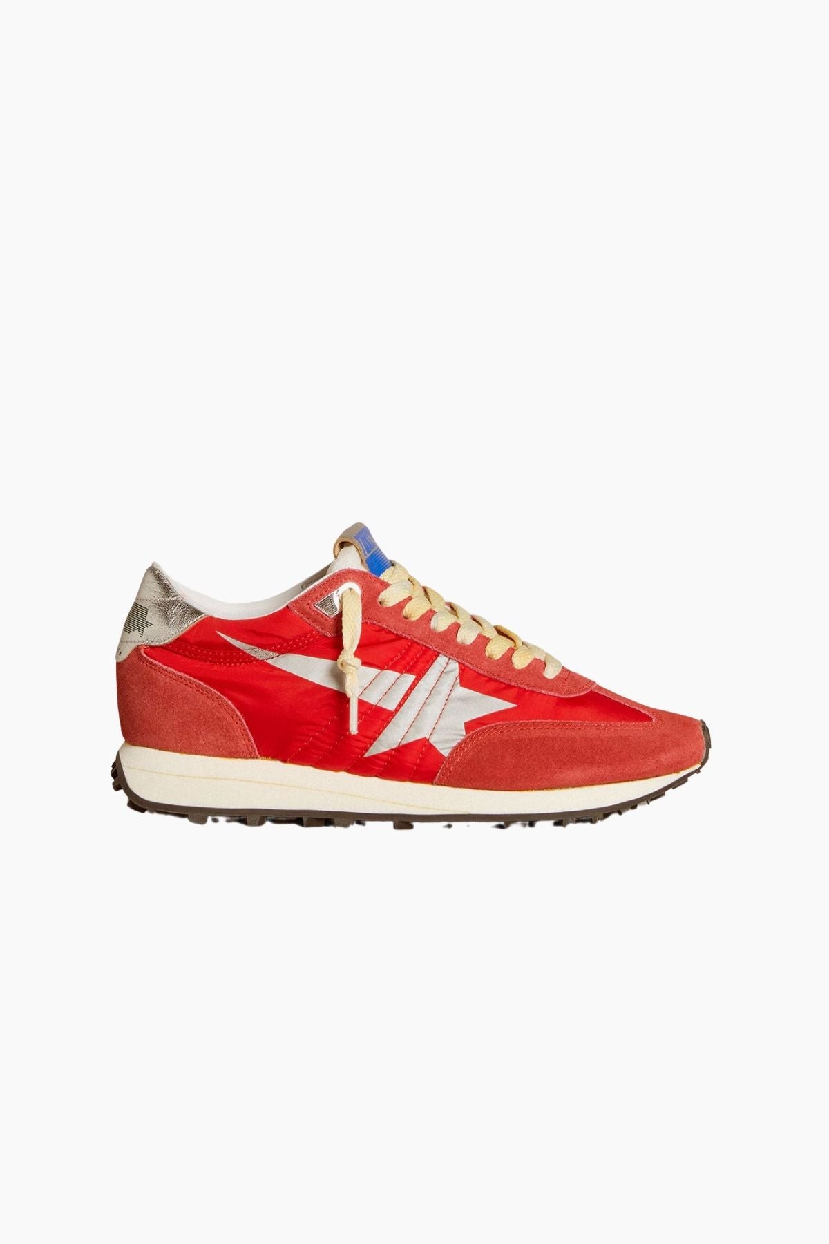 Golden Goose Running Marathon Sneaker Red/ Silver