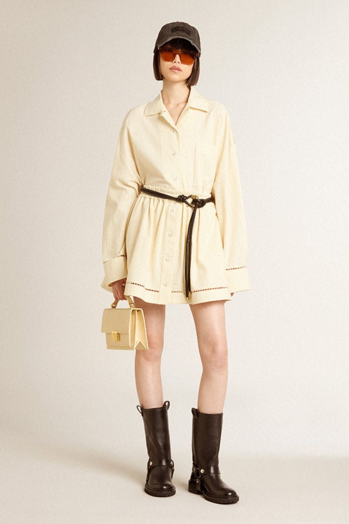 Golden Goose Circle Skirt - Shortbread