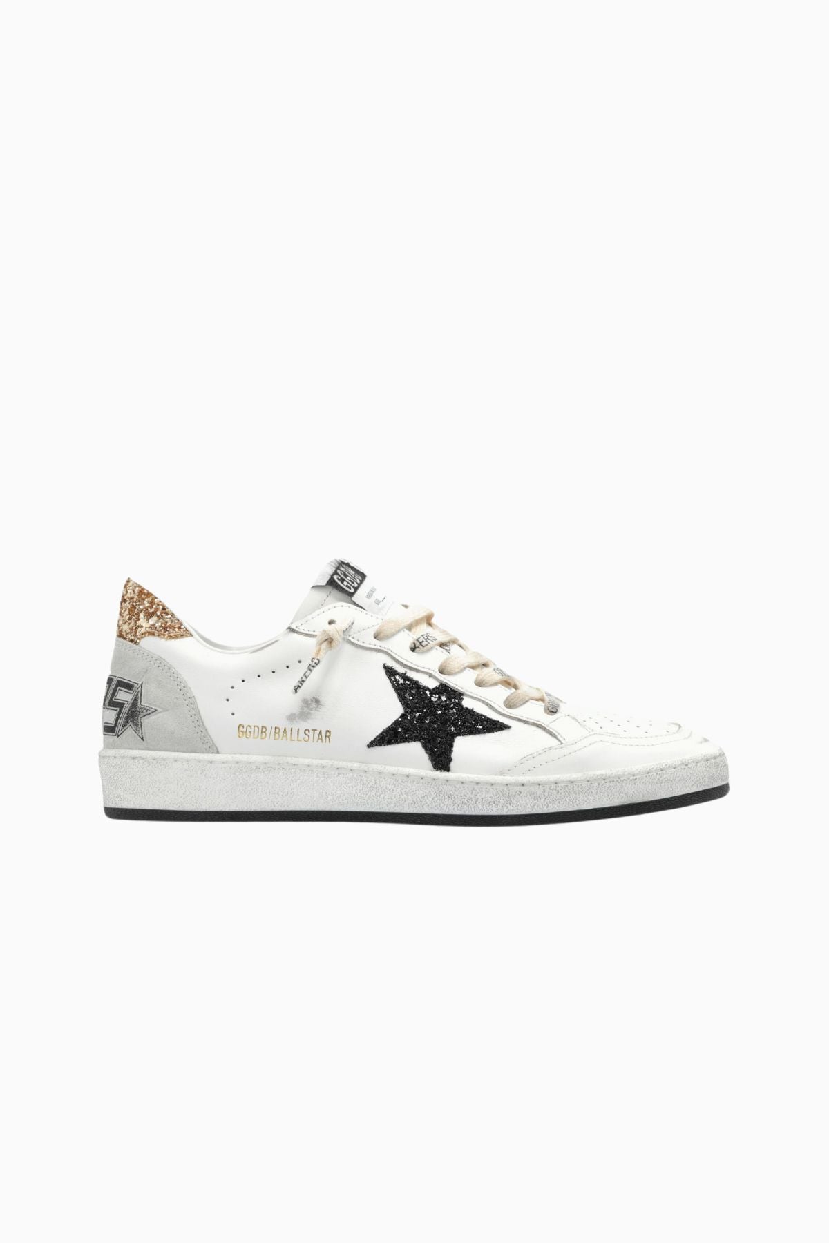 Golden Goose Ball Star Sneaker White/ Black/ Gold