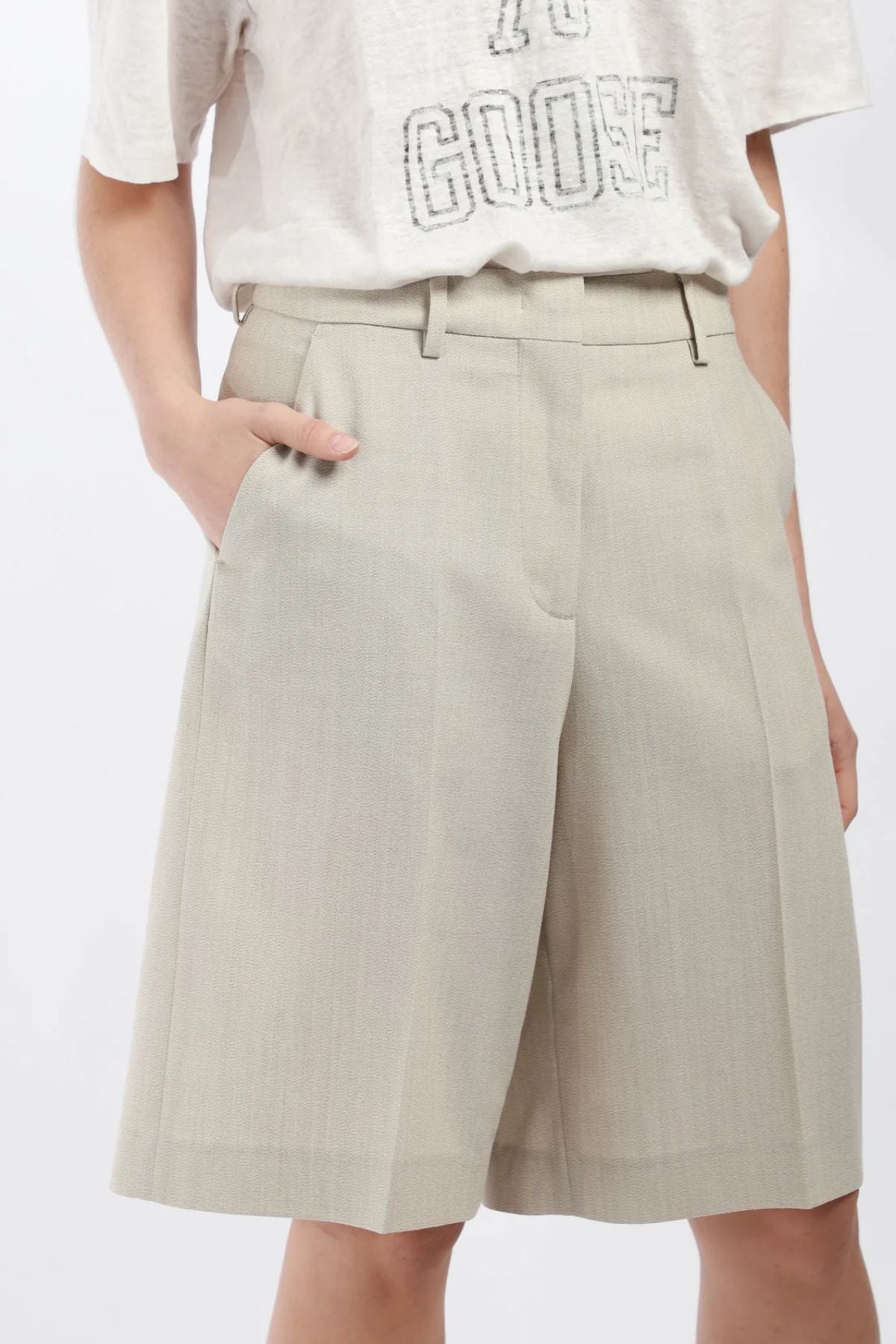 Golden Goose Bermuda Naiara Short - Pelican