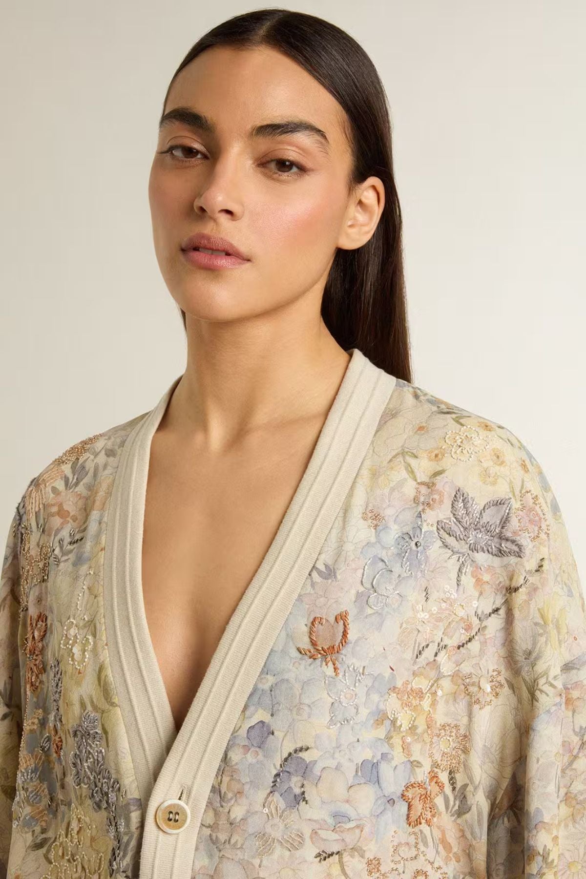Golden Goose Giselle Cardigan - Pastel Flowers
