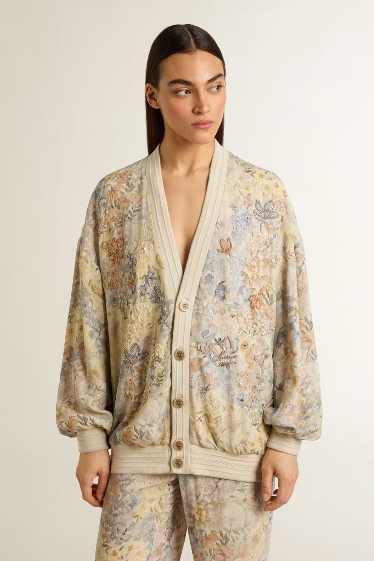 Golden Goose Giselle Cardigan - Pastel Flowers
