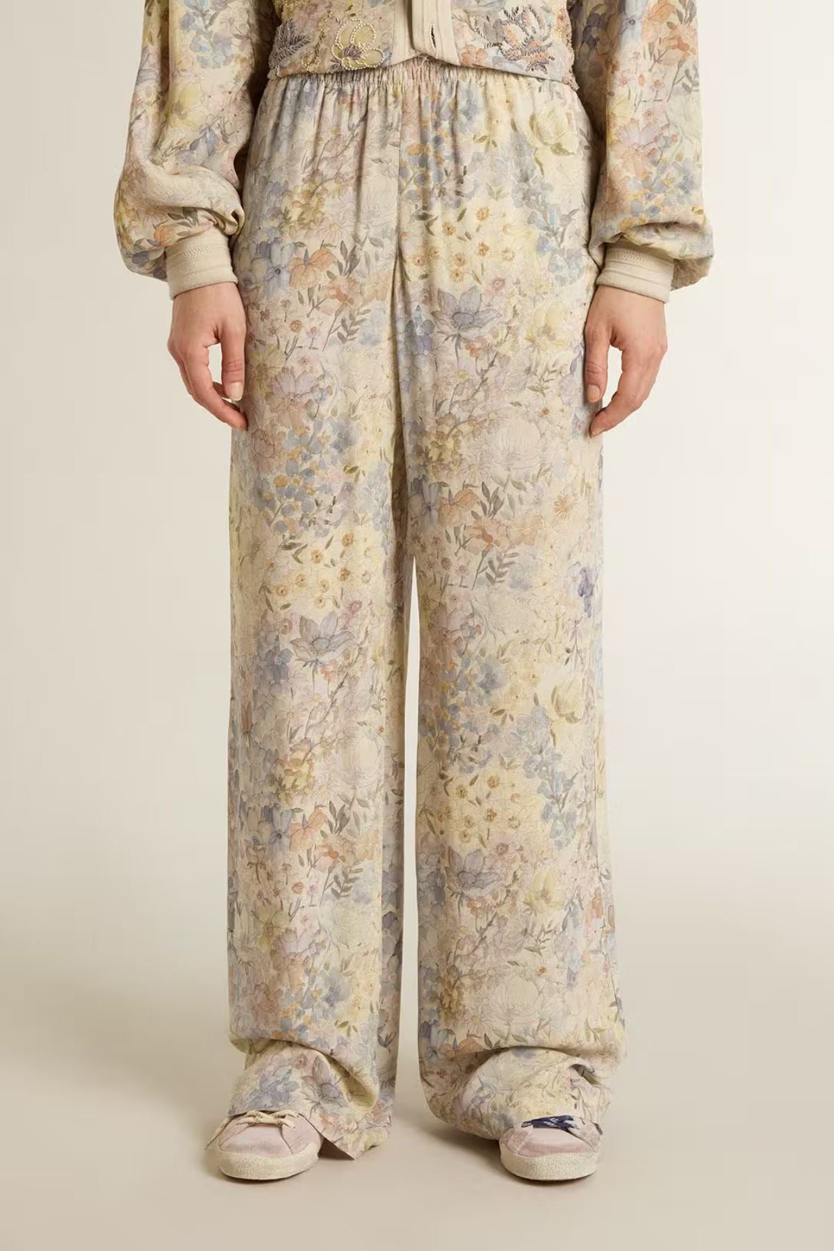 Golden Goose Jogging Pants Printed - Pastel Flowers