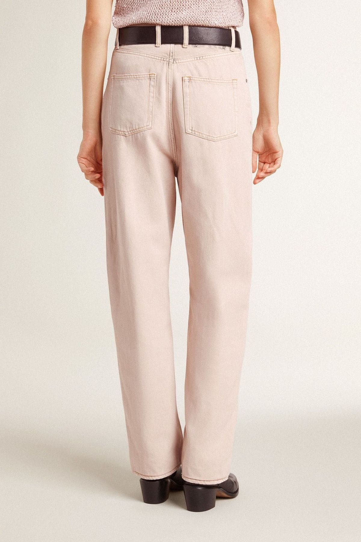 Golden Goose Kim Jean Marble Denim - Shadow Grey