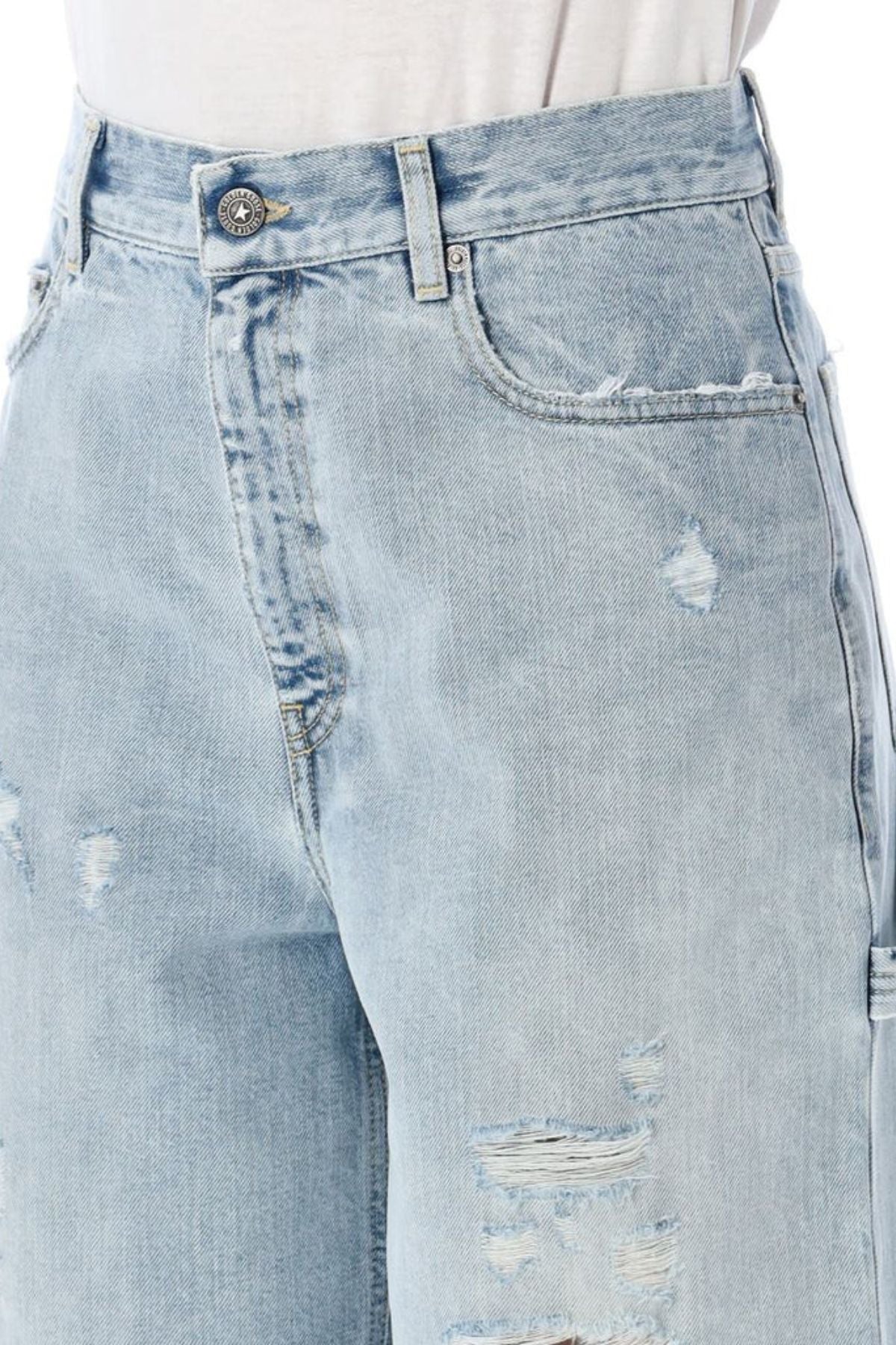 Golden Goose Marsha Short Denim - Cloud Blue