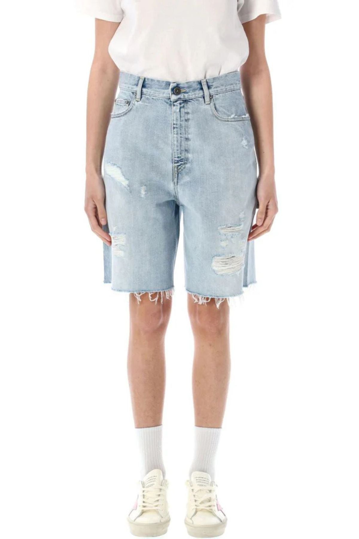 Golden Goose Marsha Short Denim - Cloud Blue