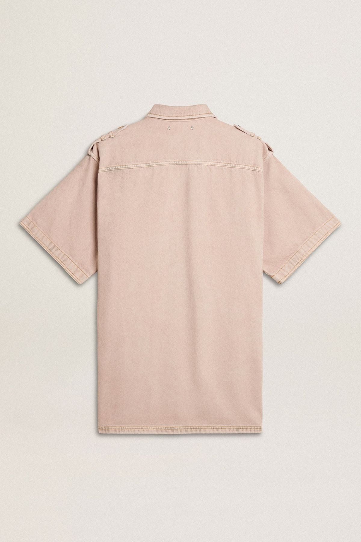 Golden Goose Nicky Over Shirt Dress Marble Denim - Shadow Grey