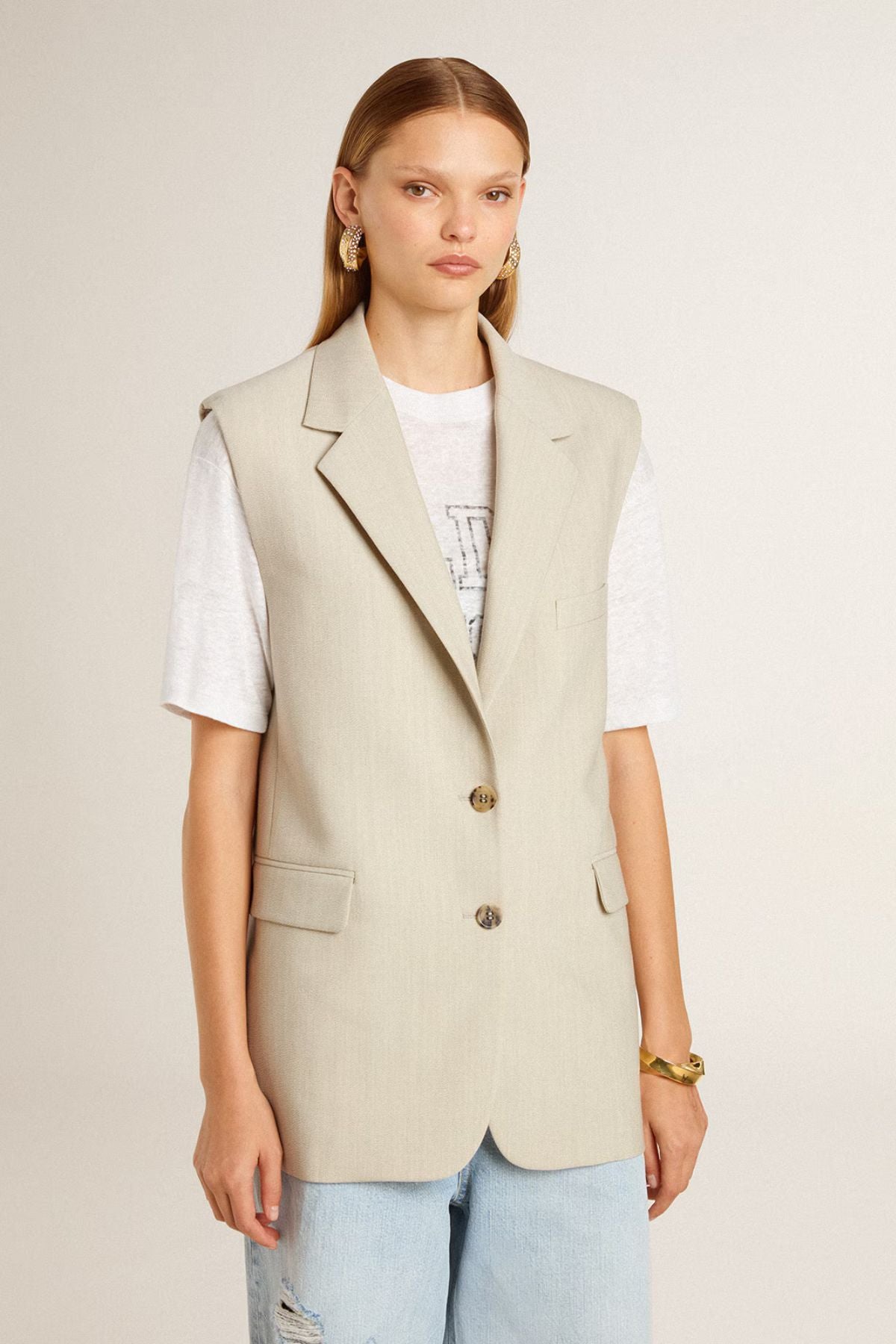 Golden Goose Nicole Vest - Pelican