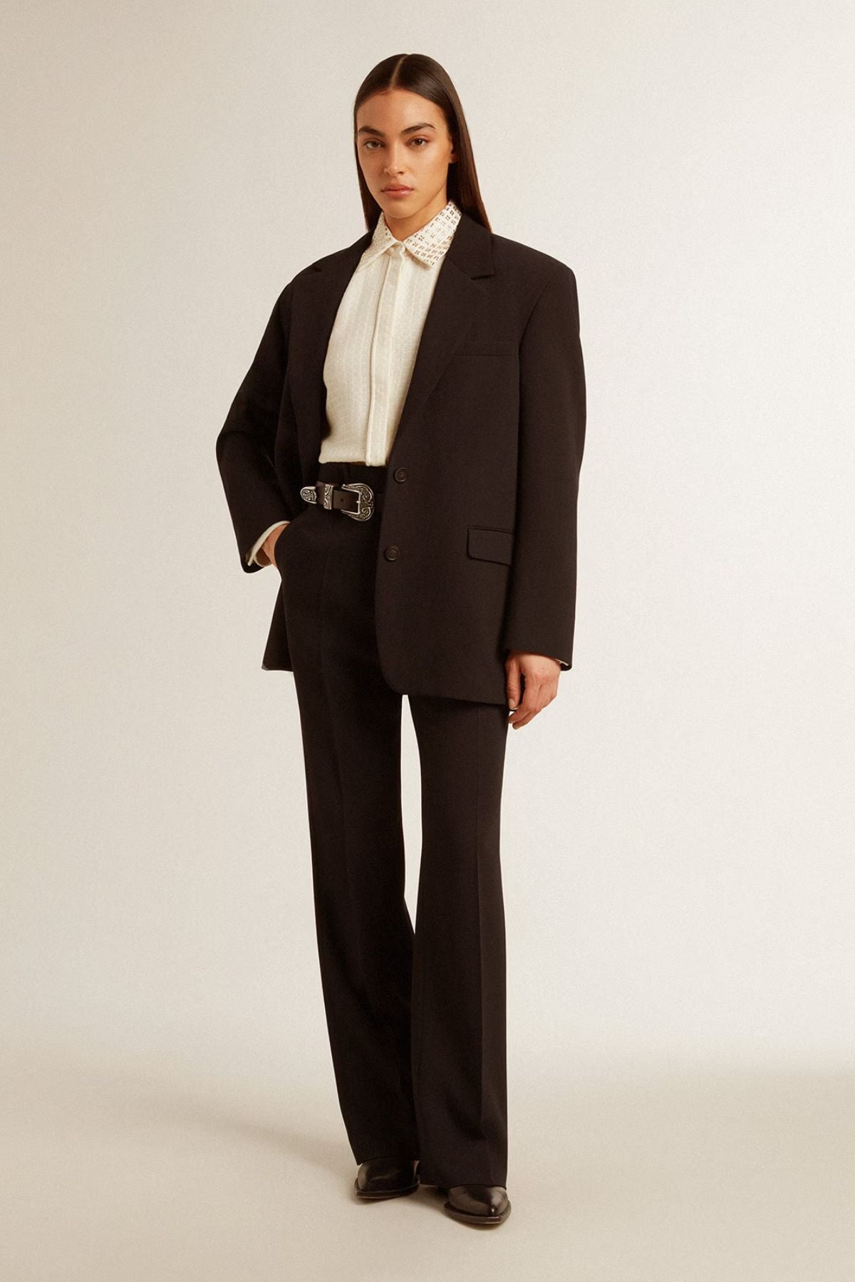 Golden Goose Relaxed Pant - Polar Night