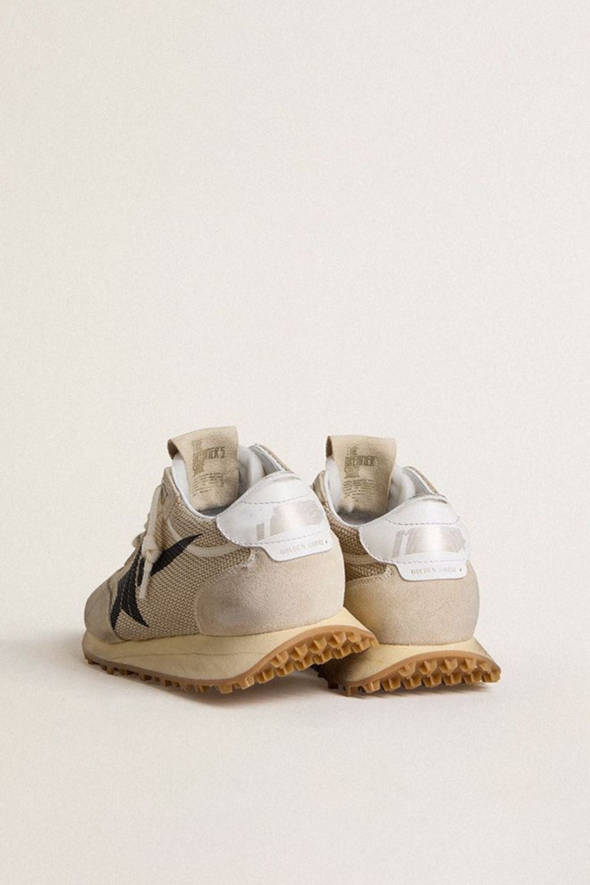 Golden Goose Running Marathon - Beige/ Black