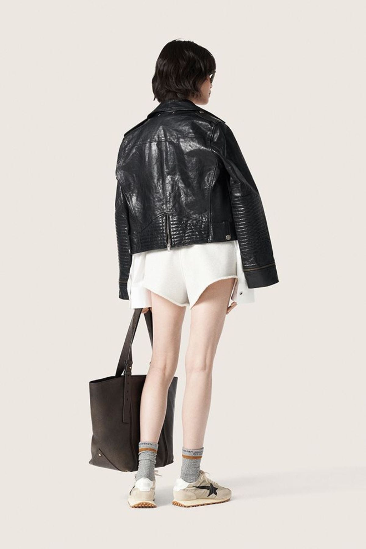 Golden Goose Running Marathon - Beige/ Black