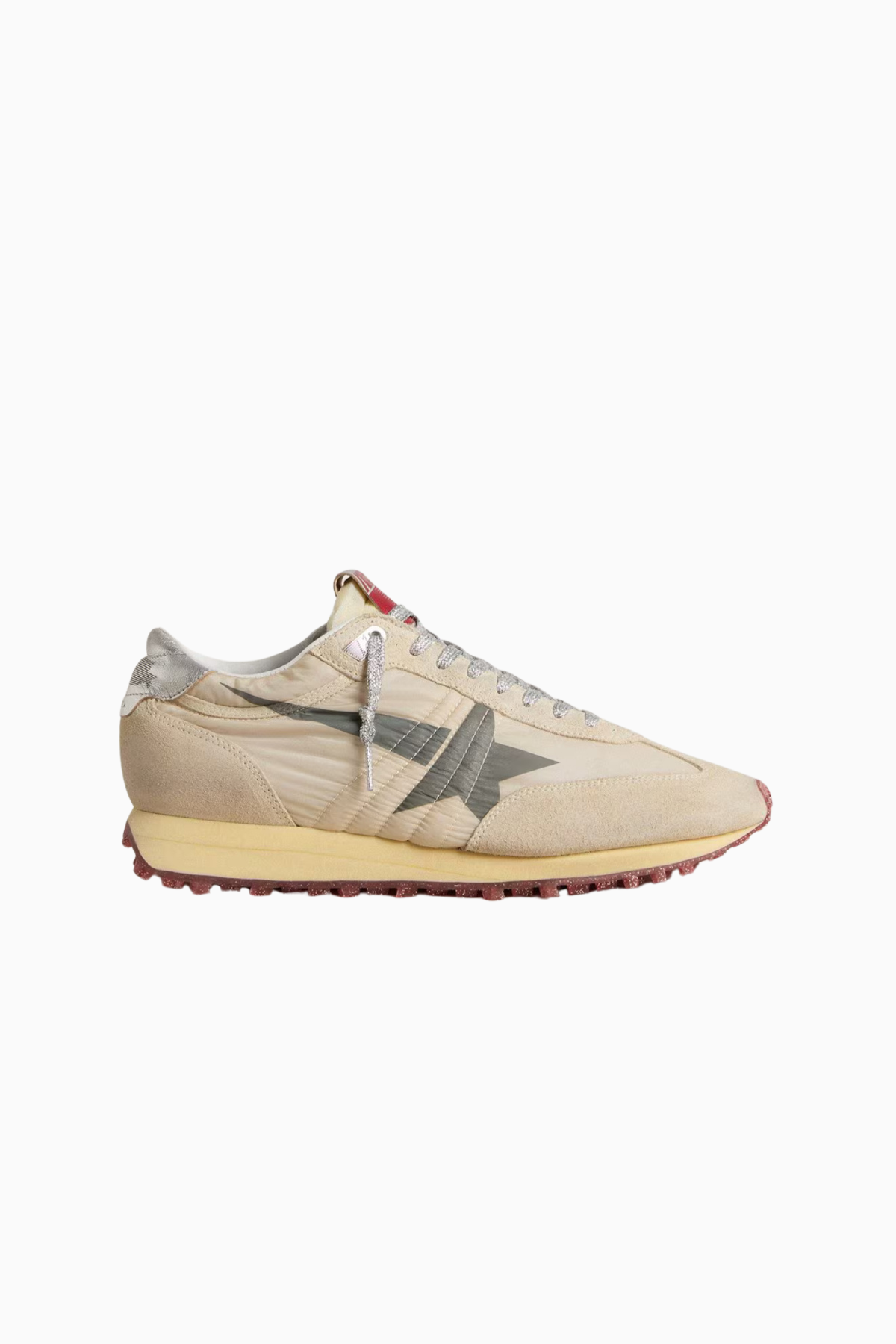 Golden Goose Running Marathon - Beige/ Silver