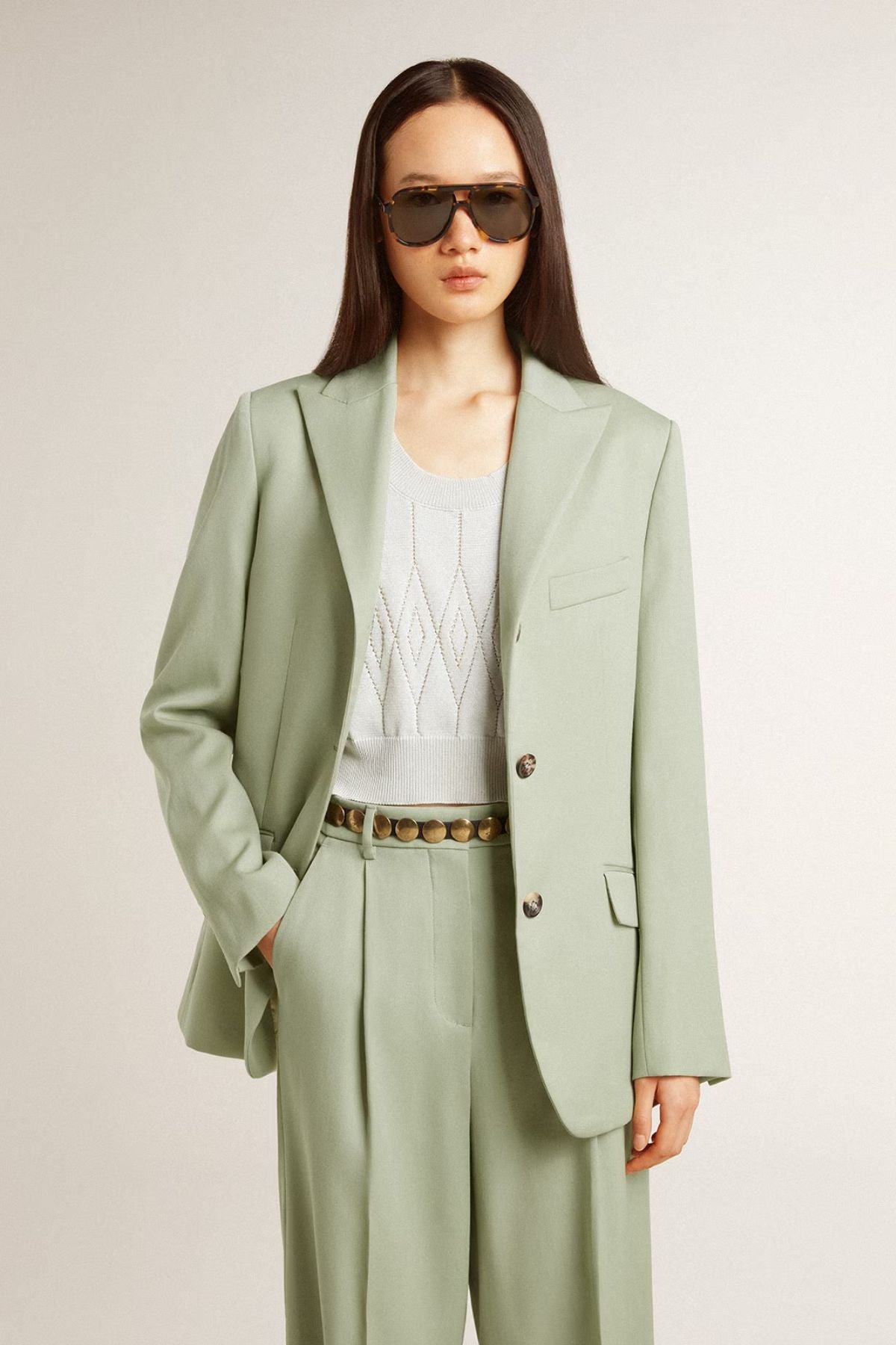 Golden Goose Nima Blazer - Seagrass