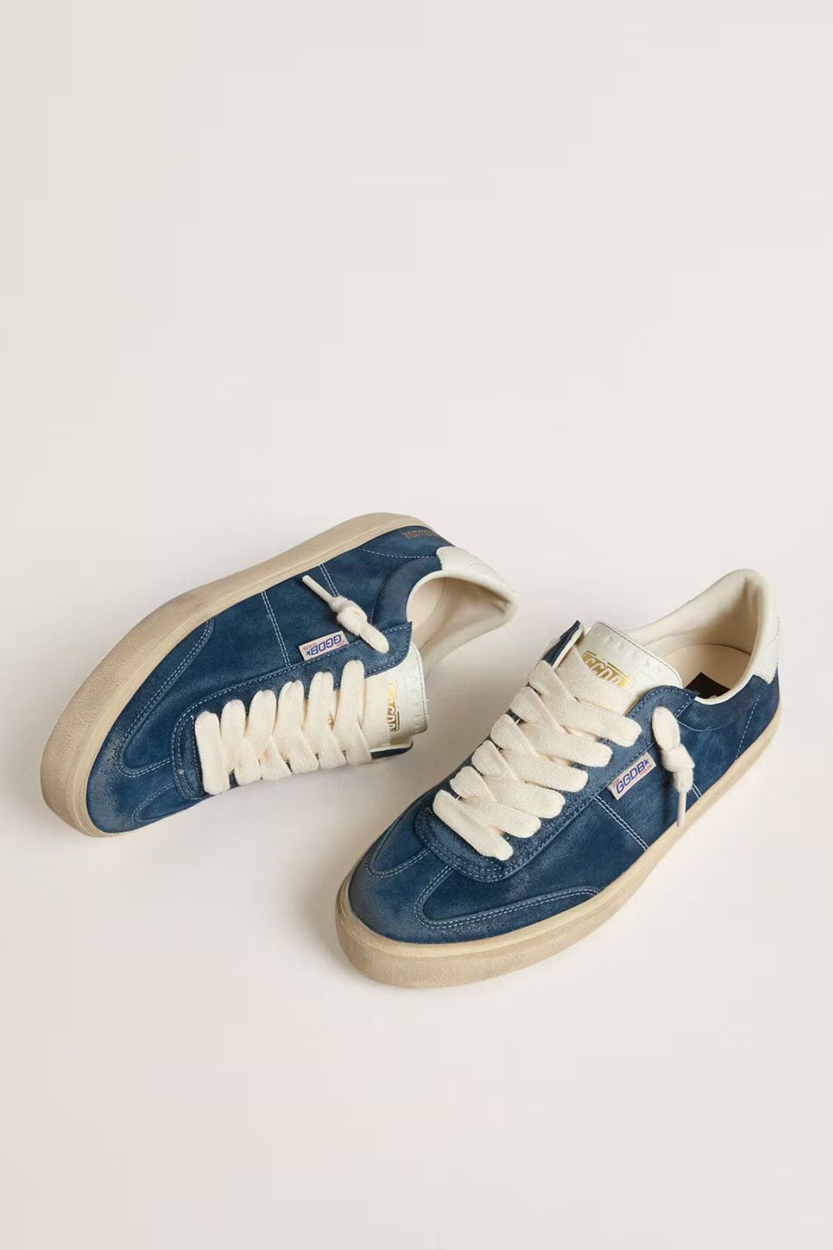 Golden Goose Soul Star Suede - Blue/ Milk