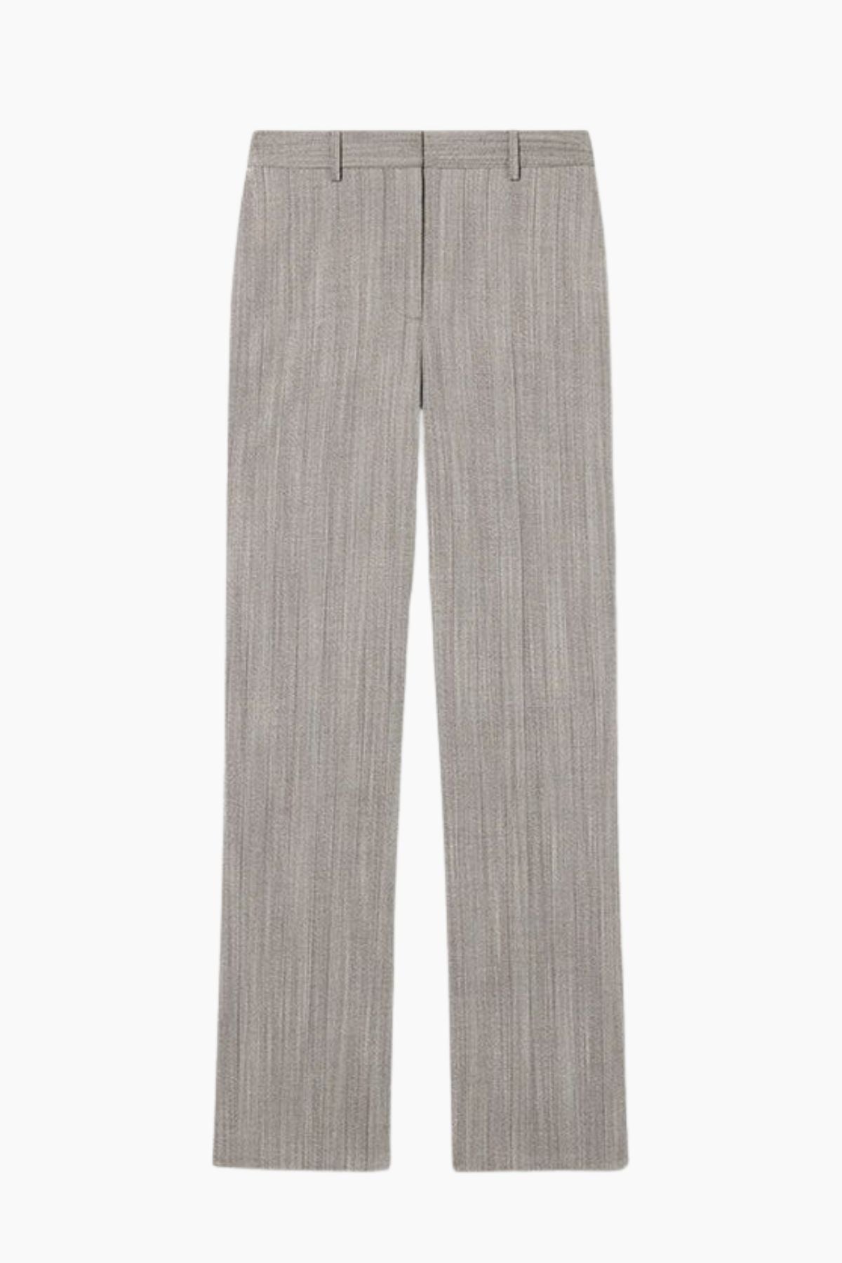 Golden Goose Straight Pant w. Bottom Split - Ecru/ Mud