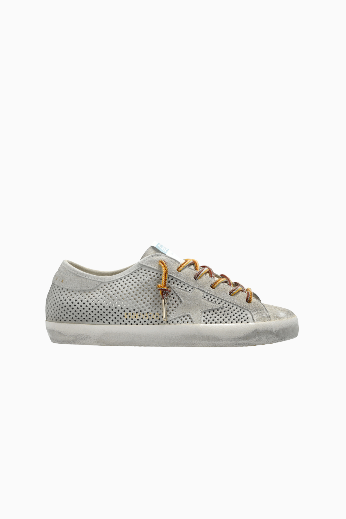 Golden Goose Super Star Forated Suede - Grey