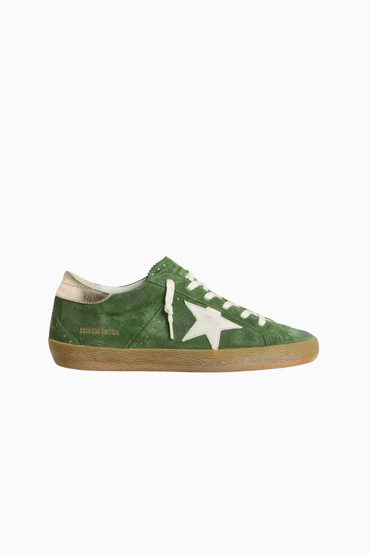 Golden Goose Super Star Suede - Green/ White