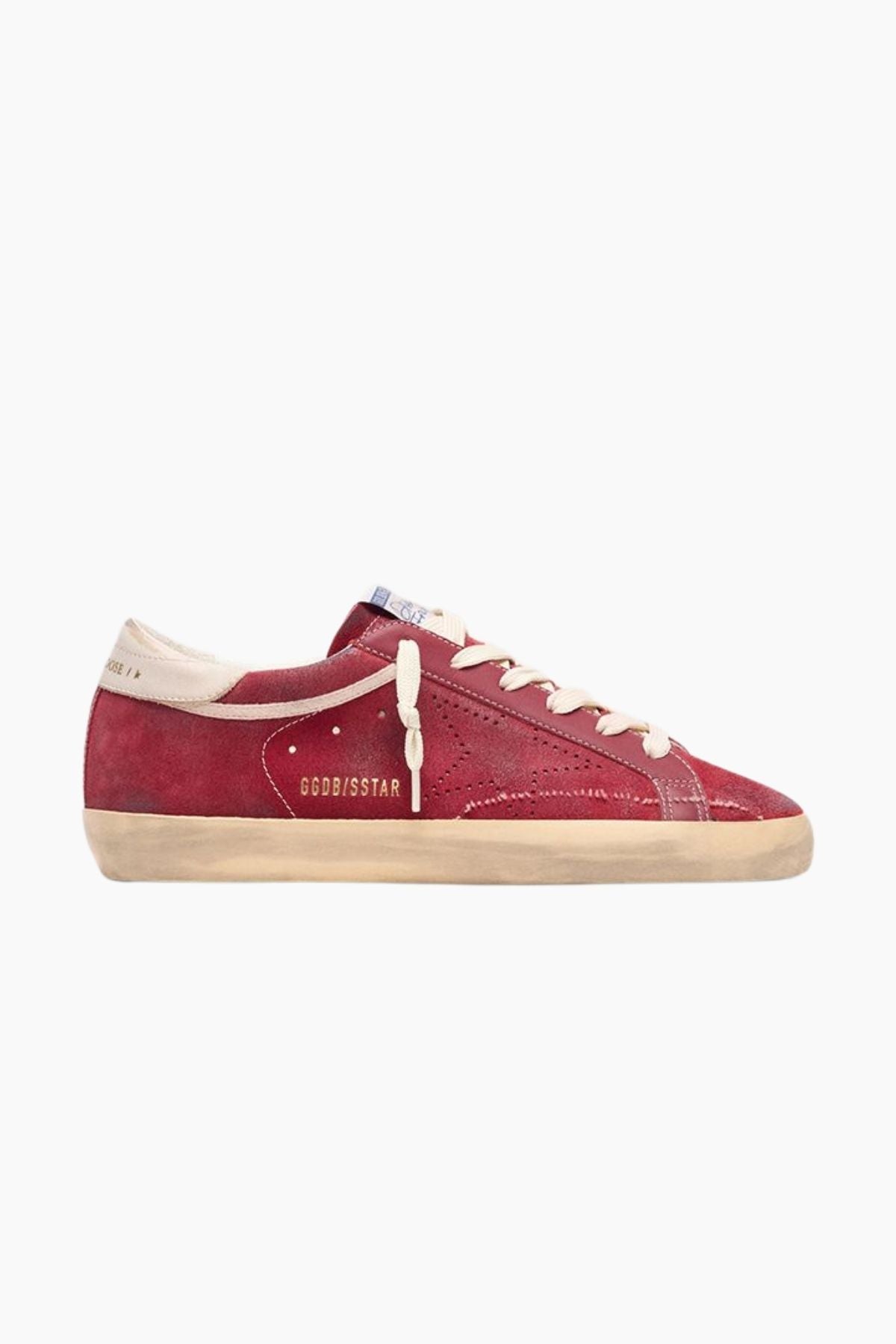 Golden Goose Super Star Suede - Red/ White