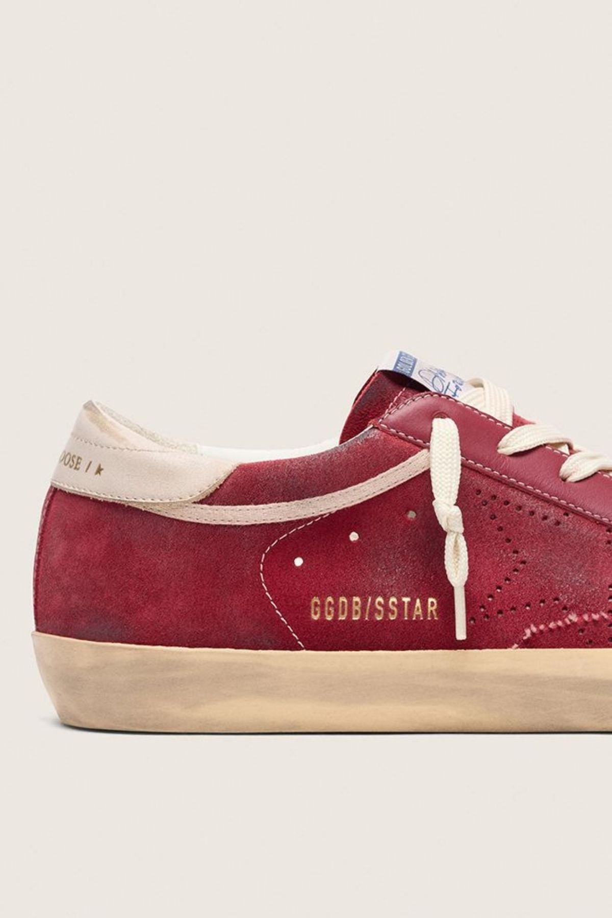 Golden Goose Super Star Suede - Red/ White