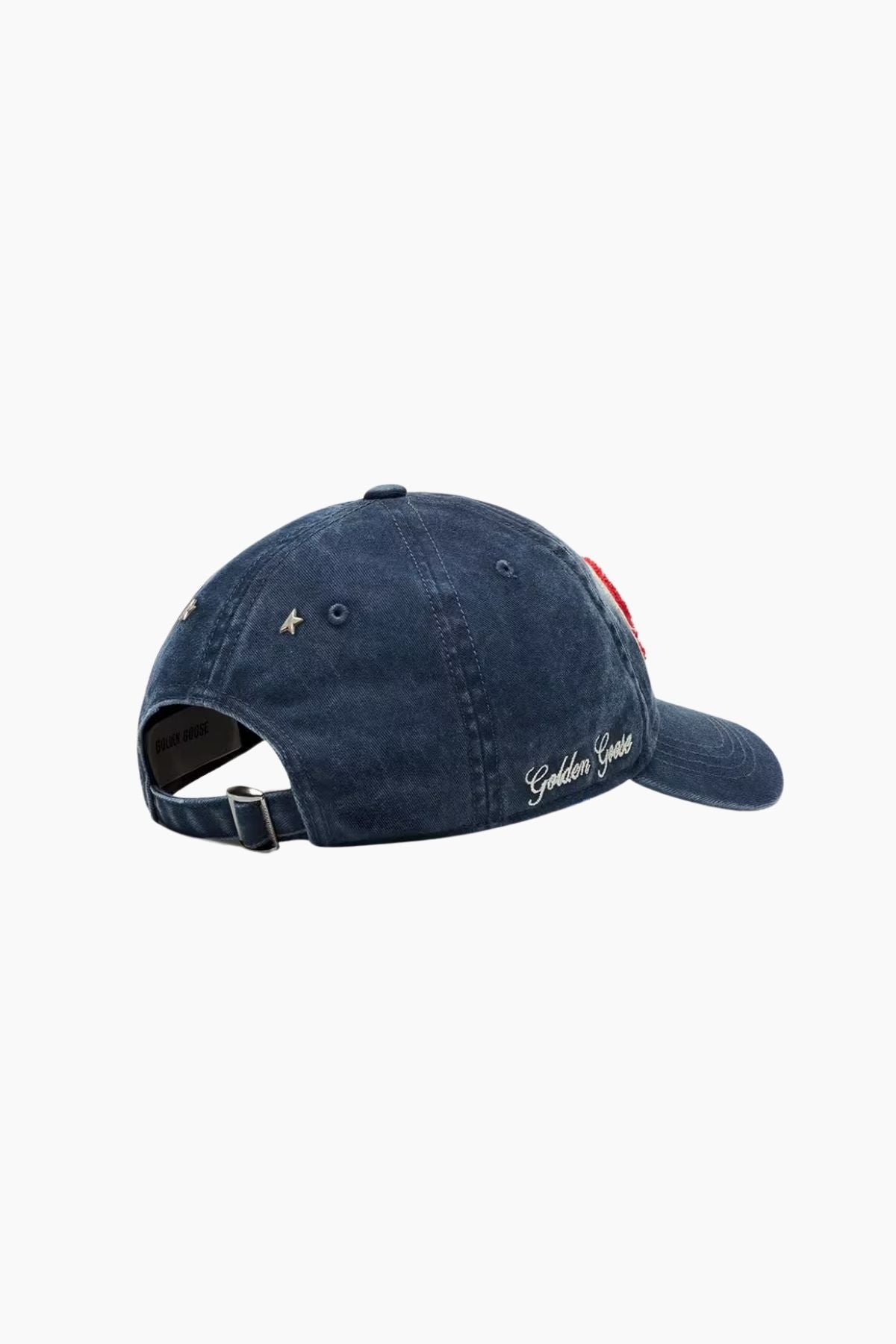 Golden Goose Washed Cotton Twill Baseball Cap - Dress Blue
