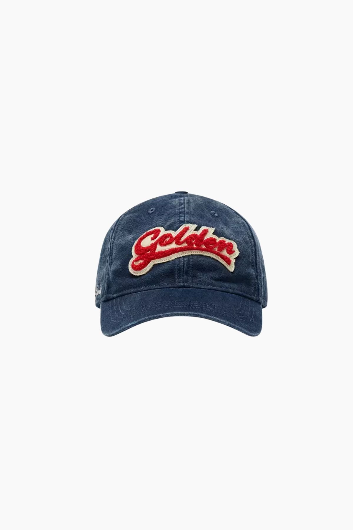 Golden Goose Washed Cotton Twill Baseball Cap - Dress Blue