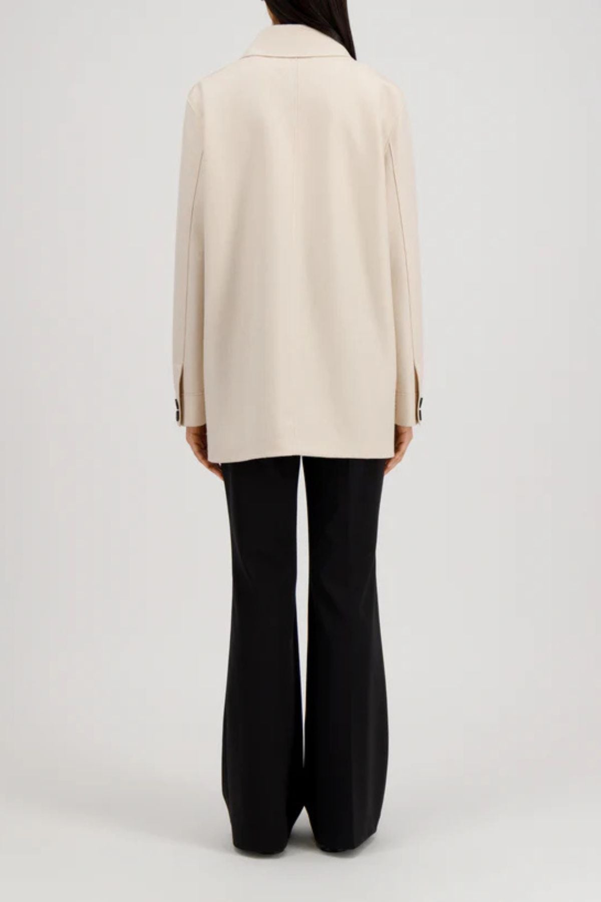 Harris Wharf Women Chore Jacket - Cream