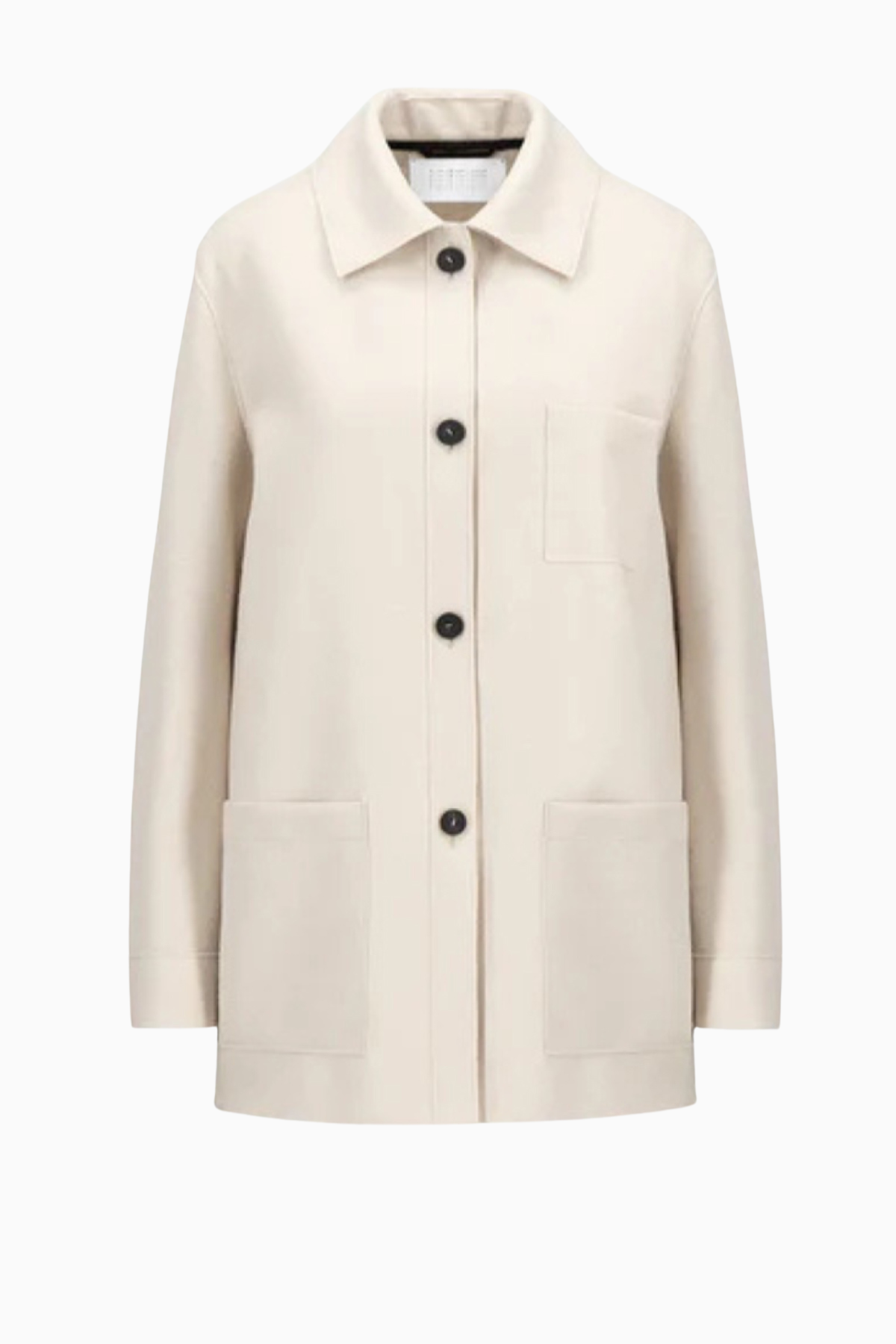 Harris Wharf Women Chore Jacket - Cream