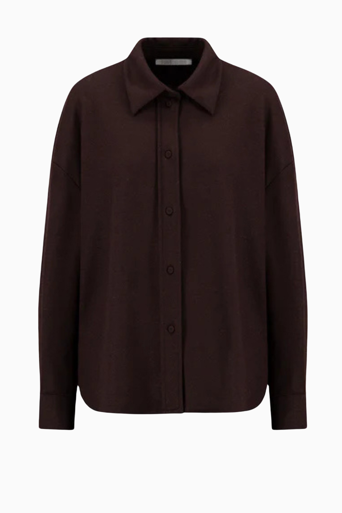 Harris Wharf Women Oversized Shirt - Bordeaux